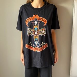 Guns and roses vintage t shirt unisex